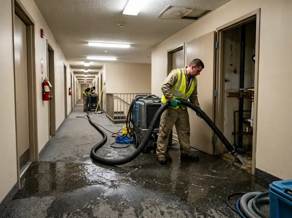 multi-unit-apartment-hallway-f-005 — frequently asked questions, Emergency Burst Pipe Water Extraction & Removal in Corte Ma…